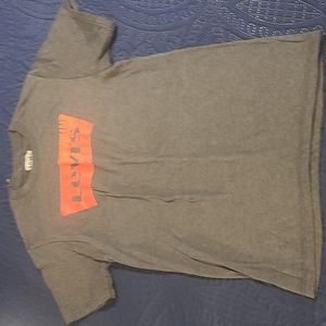 Levi T-shirt. NWOT- dark gray with red logo